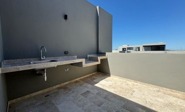 EN VENTA DEPARTAMENTO 2 PLANTAS, CON ROOF TOP, EQUIPADO | EN KUMA TEMOZON MÉRIDA