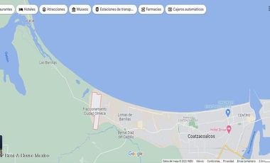 Terreno comercial en Venta en Paraiso de las Dunas,Coatzacoalcos CR 26-2046.
