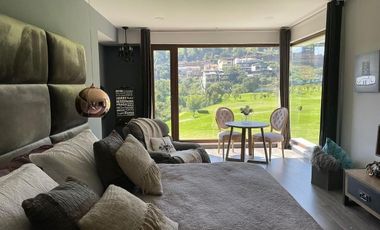 Venta  moderna casa amueblada Bosque Real 4 recamaras  sobre campo de golf