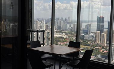 ALQUILER DE OFICINA DE 168M EN AVENIDA BALBOA TORRE BICSA AMOBLADA