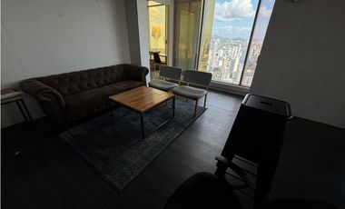 ALQUILER DE OFICINA DE 168M EN AVENIDA BALBOA TORRE BICSA AMOBLADA