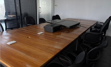 ALQUILER DE OFICINA DE 168M EN AVENIDA BALBOA TORRE BICSA AMOBLADA