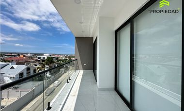 Venta Departamento Amoblado a Estreno en Torremar, Barbasquillo, Manta