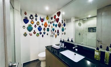 Apartamento para la renta amoblada en la loma del tesoro, piso 1