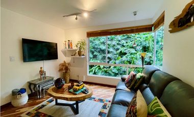 Apartamento para la renta amoblada en la loma del tesoro, piso 1