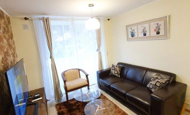 Depto 3d+1b Con Patio, Amoblado Y Estacionamiento.