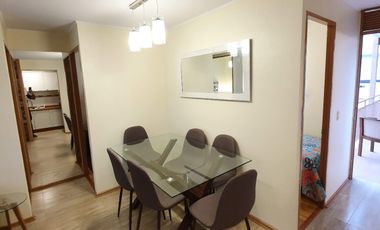 Depto 3d+1b Con Patio, Amoblado Y Estacionamiento.