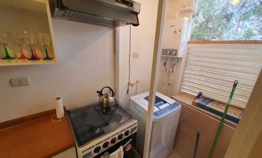 Depto 3d+1b Con Patio, Amoblado Y Estacionamiento.