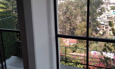 Departamento en Renta Av Toluca Olivar de los Padres tipo LOFTc/Terraza.