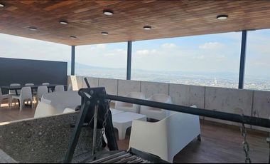 Departamento diseño vanguardista con vista panorámica y A/C