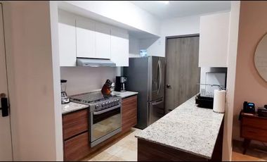 Departamento diseño vanguardista con vista panorámica y A/C