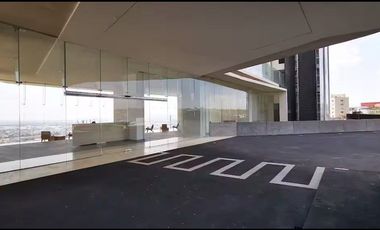 Departamento diseño vanguardista con vista panorámica y A/C