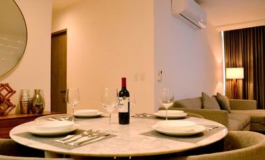 Departamento diseño vanguardista con vista panorámica y A/C