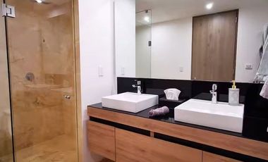 Departamento diseño vanguardista con vista panorámica y A/C