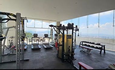 Departamento diseño vanguardista con vista panorámica y A/C