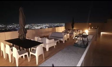 Departamento diseño vanguardista con vista panorámica y A/C