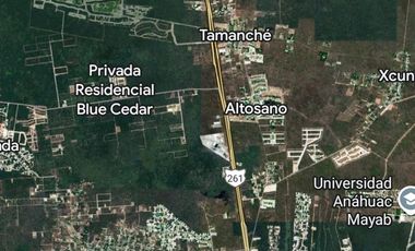 HUELLA COMERCIAL SOBRE ENTRONQUE CARRETERA MERIDA A PROGRES Y MERIDA MISNEBALAM