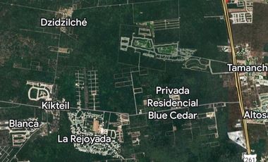 HUELLA COMERCIAL SOBRE ENTRONQUE CARRETERA MERIDA A PROGRES Y MERIDA MISNEBALAM