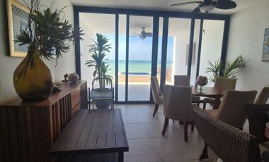 CASA EN VENTA MERIDA, PLAYA SAN BENITO TELCHAC, AMALFI, FRENTE AL MAR, LISTO.