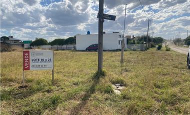 Lote con vista al mar