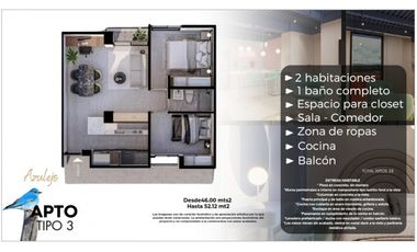 Se vende apartamento en Quimbaya, Quindío.