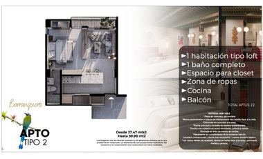 Se vende apartamento en Quimbaya, Quindío.