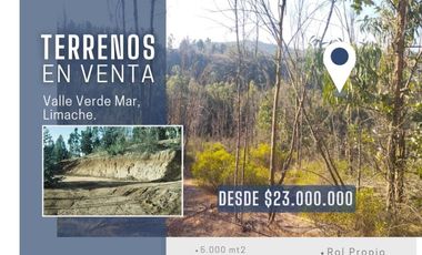 Sitio en Venta en OPORTUNIDAD  PARCELAS VERDE MAR, LIMACHE.