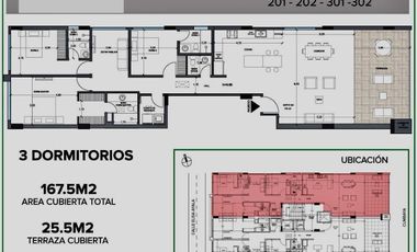 Departamento con Terraza en Venta en Miravalle por estrenar