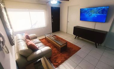 Departamento en renta en Veracruz,  amueblado en P.B.  Fracc. Reforma