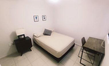 Departamento en renta en Veracruz,  amueblado en P.B.  Fracc. Reforma