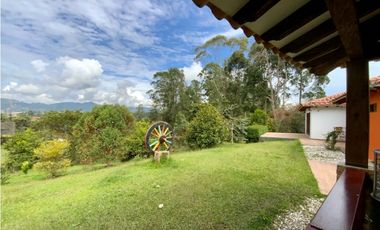 Renta Finca Semi Parcelacion 3 aguas exotica vista lote plano La Ceja