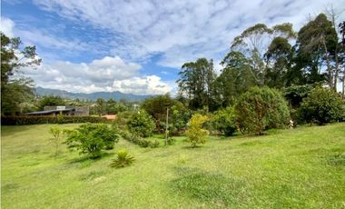 Renta Finca Semi Parcelacion 3 aguas exotica vista lote plano La Ceja