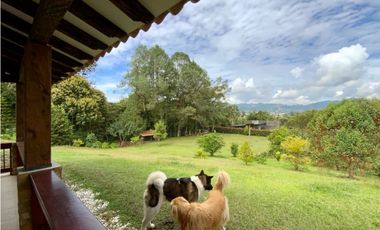 Renta Finca Semi Parcelacion 3 aguas exotica vista lote plano La Ceja