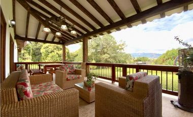 Renta Finca Semi Parcelacion 3 aguas exotica vista lote plano La Ceja