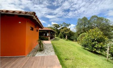 Renta Finca Semi Parcelacion 3 aguas exotica vista lote plano La Ceja