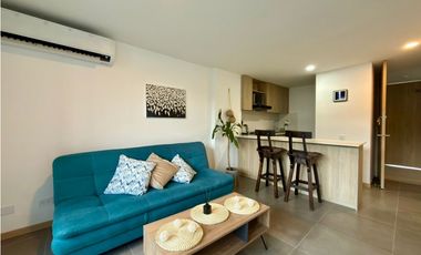 Apartaestudio en Guayabal para la renta amoblada, piso 20