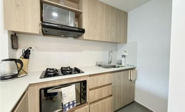 Apartaestudio en Guayabal para la renta amoblada, piso 20