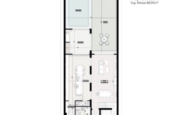 Casa a estrenar 4 dorm en venta c/garage y patio en Abasto