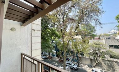 RENTA DEPARTAMENTO CON TERRAZA PRIVADA COL. SAN MIGUEL CHAPULTEPEC