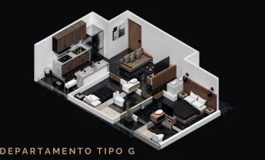 Departamento en venta en Fuentes de Angelopolis, San Andrés Cholula, Puebla