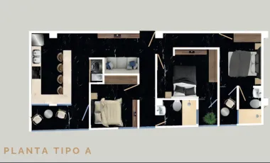 Departamento en venta en Fuentes de Angelopolis, San Andrés Cholula, Puebla