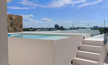 Departamento en renta  amueblado Alua Temozón