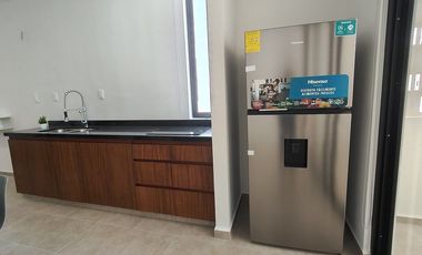 Departamento en renta  amueblado Alua Temozón