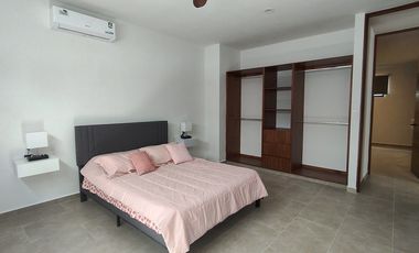 Departamento en renta  amueblado Alua Temozón