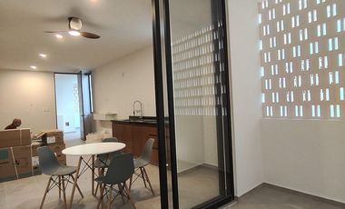 Departamento en renta  amueblado Alua Temozón
