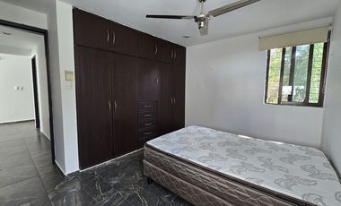 AMPLIO DEPARTAMENTO AMUEBLADO EN COLONIA MEXICO, MERIDA, YUCATÁN.