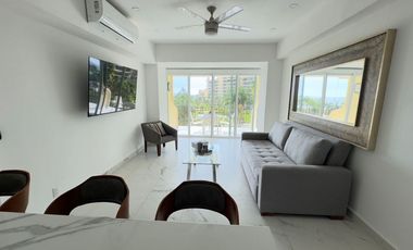 Departamento en renta Bay View Grand Marina Vallarta,1 recamara, vista al mar