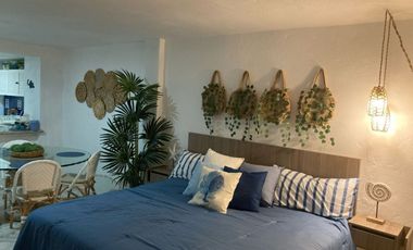 Estudio en renta Plaza Marina, Puerto Vallarta, Amueblado, Coto con alberca