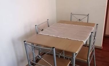 SE ARRIENDA DEPARTAMENTO AMOBLADO 3 HABITACIONES Y 1 BAÑO