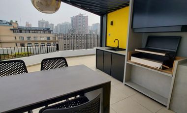 Cómodo estudio Full equipado en arriendo en Parque Almagro